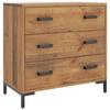 VidaXL Commode 75x35x70 cm Bois de pin massif recyclé 349925