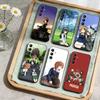 G-GIRLS U-Und P-PANZER Чехол для телефона Samsung Galaxy A73,21,22,32,71,53,52,51,80,5G Мягкий черный чехол
