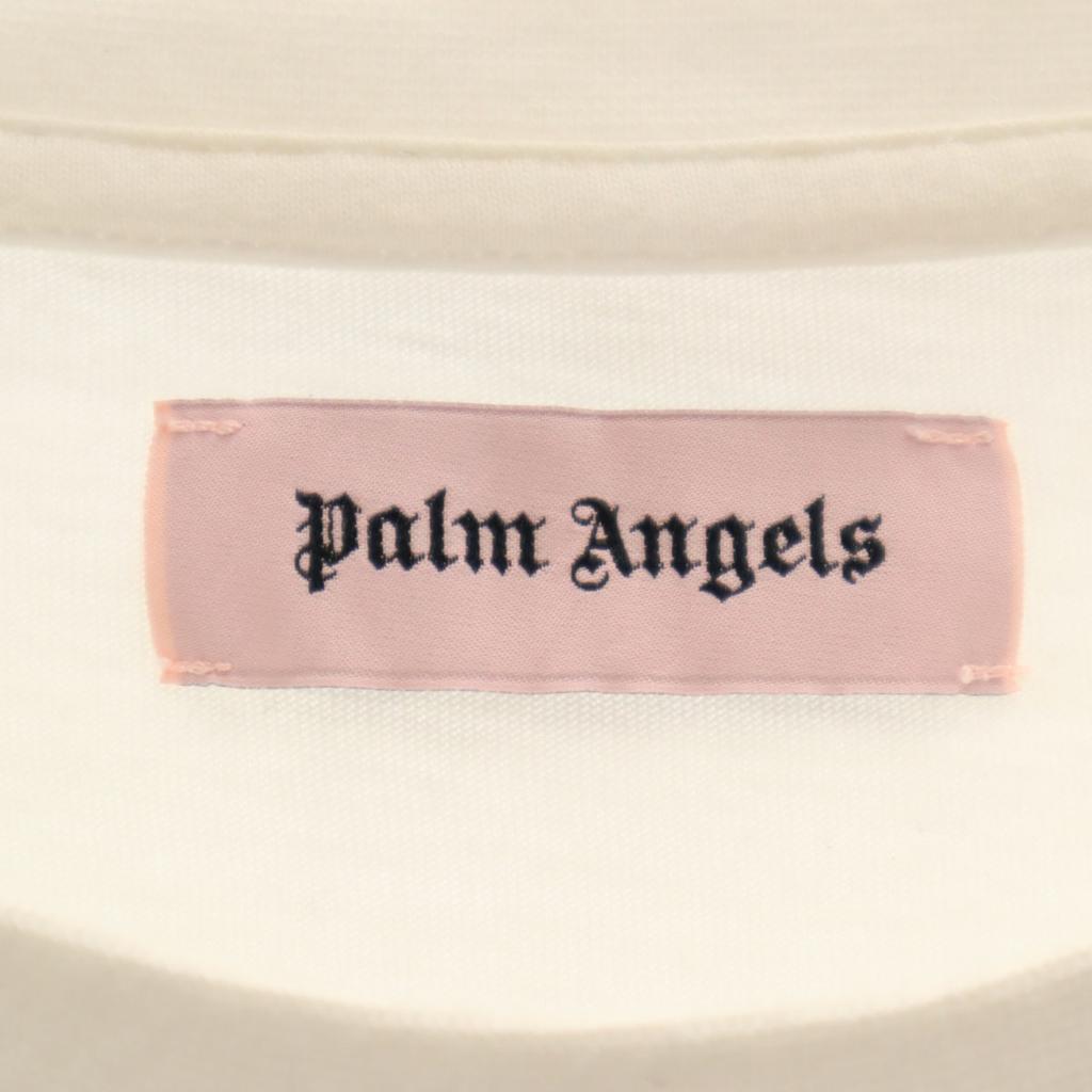 Palm Angels Футболка с коротким рукавом M Белая Доберман Мужская Б/У