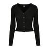 Urban Classics Womens/Ladies Short Knitted Ribbed Cardigan