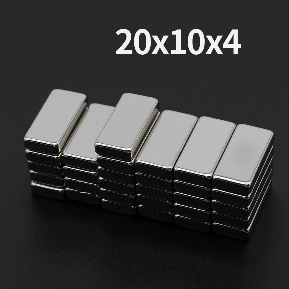 20x10x4 мм Мощный Неодимовый Магнит N35 NdfeB Постоянный Магнитный магниты Блок Супер Сильные Магниты на Холодильник DIY