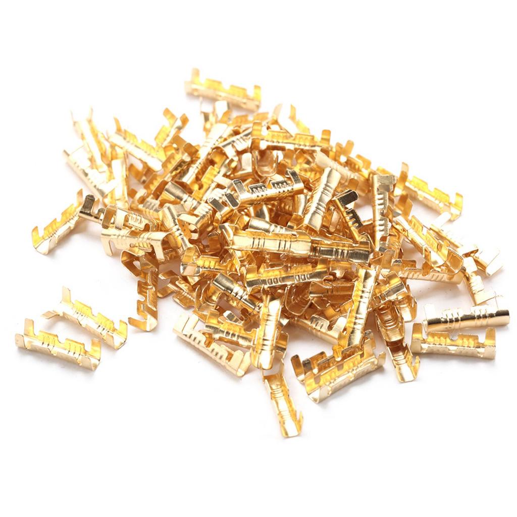100pcs Docking Connector Line Pressing Button Quick Wiring Terminals 0.5 1.5mm Square