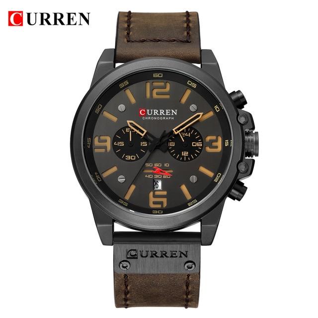 CURREN Мужские кварцевые часы