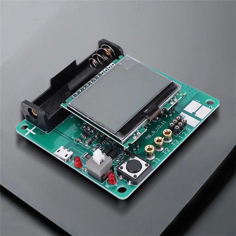 AEE4-1Set 3.7V ESR Meter Rechargeable Inductor Capacitor Tester Lithium Battery Inductance Capacitance Meter DIY MG328 PC+Metal