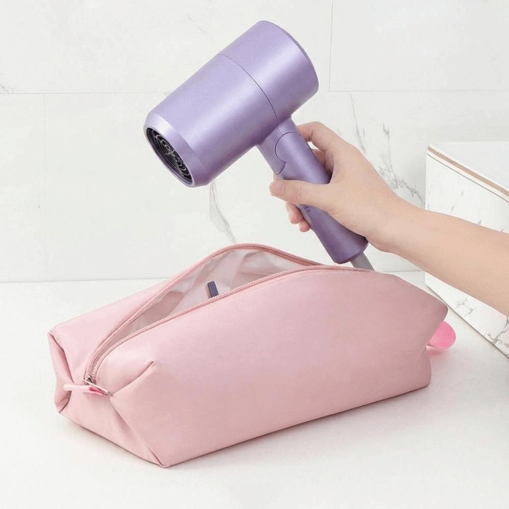 Large Capacity Curling Iron Storage Bag Dust-proof Curling Iron Carrying Case Make Up Bag Women