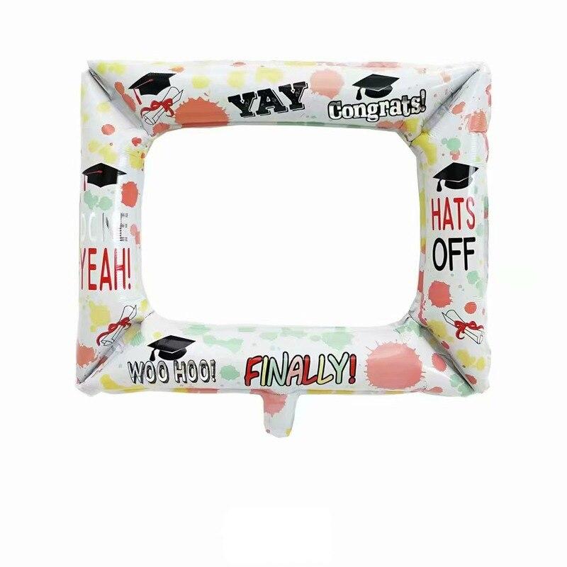 50x59 см фотобудка фольгированные шары с днем ​​рождения фоторамка Globos День рождения Декор поставки детский душ детские игрушки подарок