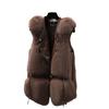 Fur jacket vest women's 2024 new winter short imitation fox fur vest Mao Mao vest fashion vest tide