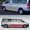 Автомобильные наклейки для Toyota Hiace 200 300 Van Bus Sport DIY графика в полоску Стиль виниловая пленка наклейка на дверь боковая крышка авто