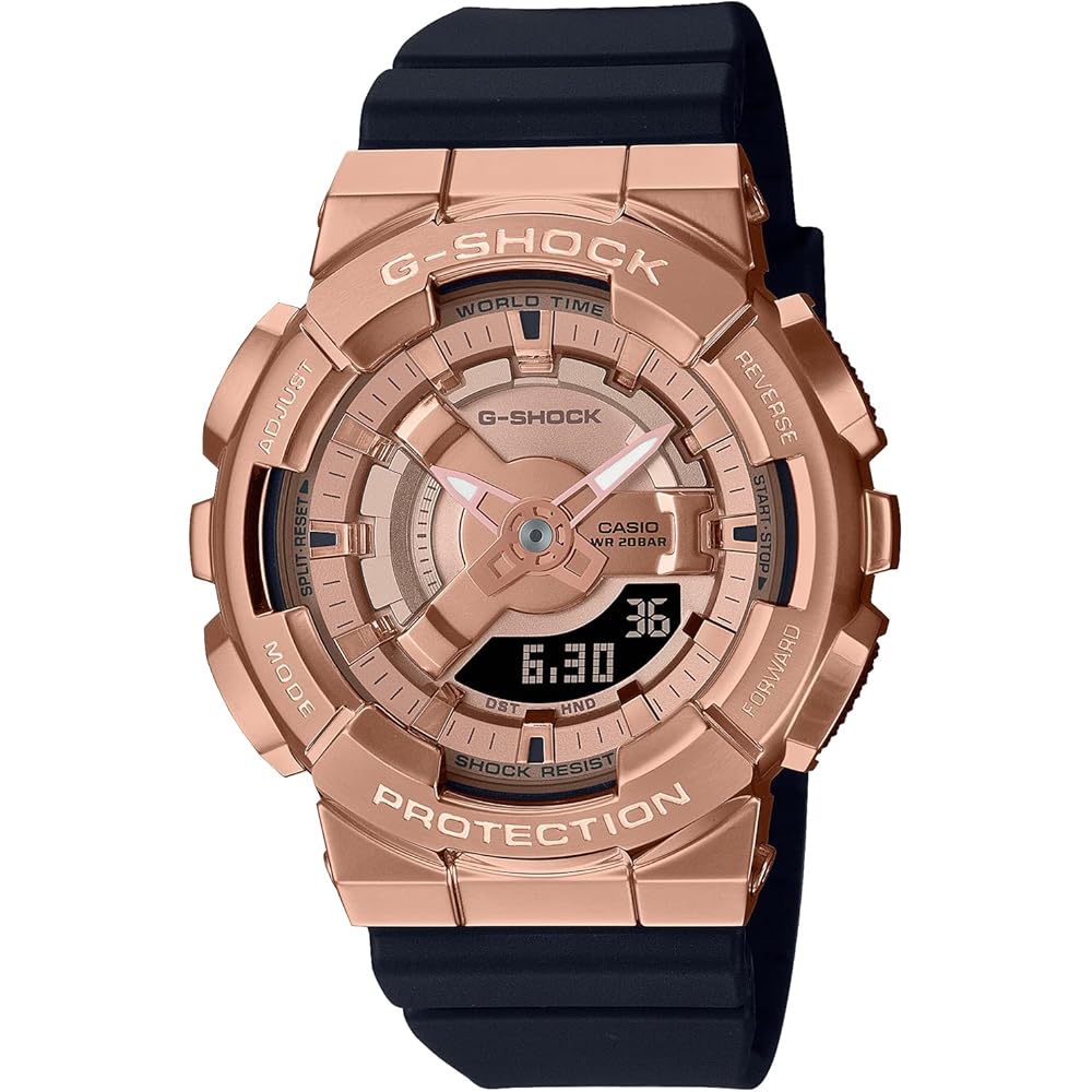 G-SHOCK GM-S110PG-1AJF Mid-Size Women's Watch Metal Covered Black