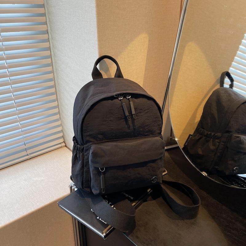 Versatile Cloth Bag Women's Summer New Fashion Niche Design Messenger Bag Casual Multi-functional Backpack