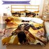 3pcs Genshin Impact characters3 pattern bedding set duvet cover set includes duvet cover &pillowcases, perfect all season bedroom decoration & gift