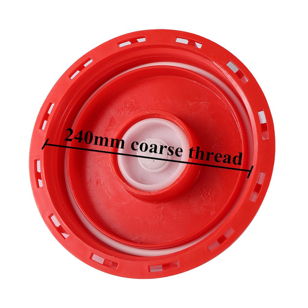 Крышка бака IBC, крышка тонны ствола, S60, 100 мм, 163 мм, 240 мм, грубая резьба, резервуар для воды, дыхательная крышка с двойным отверстием, 1000 л, пыленепроницаемая крышка бака