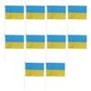 10 комплектов ручных флагов Украины из полиэстера, устойчивых к выцветанию, мини-легкие ручные флаги Украины