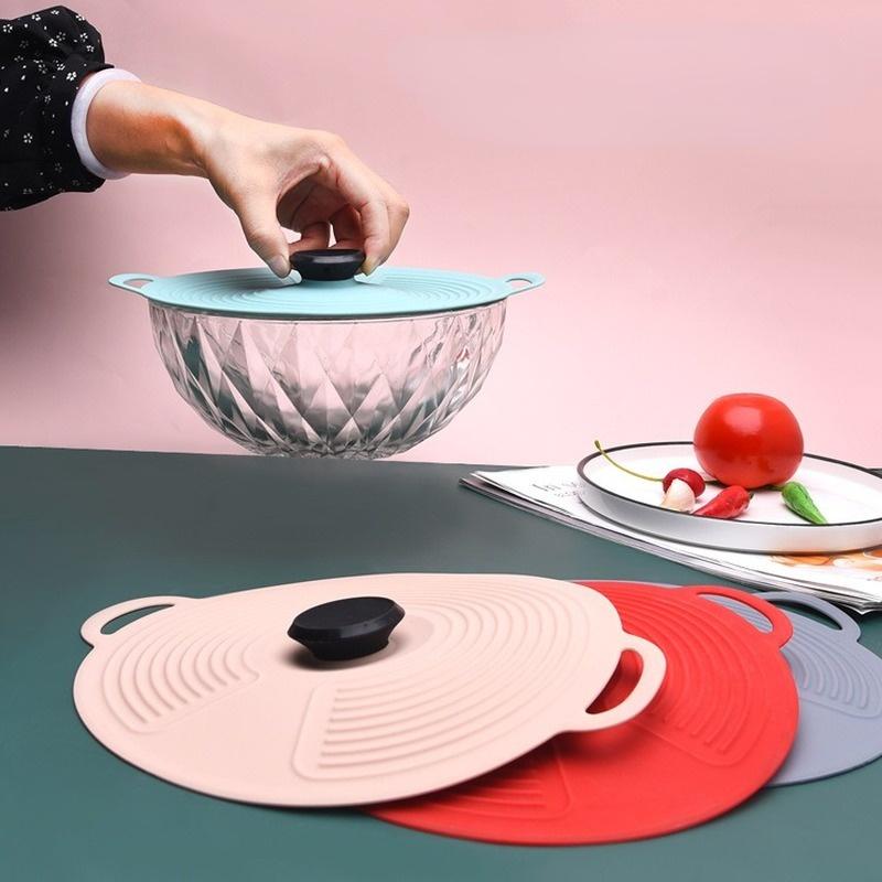 Reusable Self Sealing Lid Silicone Stretch Lids Universal Lid Silicone Bowl Pot Lid Silicone Cover Pan Cooking Food Fresh Cover