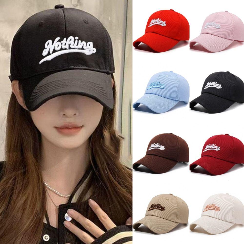 Регулируемые бейсболки с вышивкой букв, унисекс-подростковые кепки, модная солнцезащитная шляпа для женщин