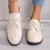 Spring and Autumn New Women's Round Head Ribbon Fashion and Comfortable Heel Shoes Size 36-43