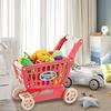 Детский игровой набор 18,5 дюймов Многофункциональная тележка для покупок Ручная тележка Игрушка для детей