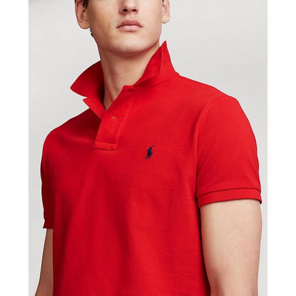 Polo Ralph Lauren Mens Custom Slim Fit Mesh Polo Shirts  Mnpokni1n820092600 