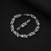 European and American cross-shaped color jewelry zircon colorful bracelet 11 colors optional women