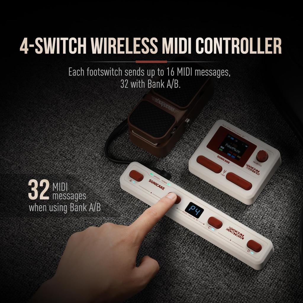 MIDI-контроллер Sonicake Pocket Control, Белый