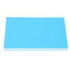 Rubber Carving Block for Printmaking Soft Crafts Linoleum Block 3 Layer Blue White Blue 20x15x1cm