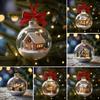 Праздничное украшение Декор для рождественской вечеринки Рождественский подвесной шар Декорация для сцены Атмосфера праздника Украшение для дома Декоративное для дома