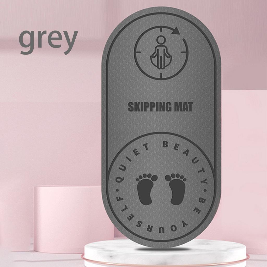 Коврик для йоги 8 мм, коврик для прыжков со скакалкой, бесшумный пол, тпе, скакалка, оборудование для тренировок на полу