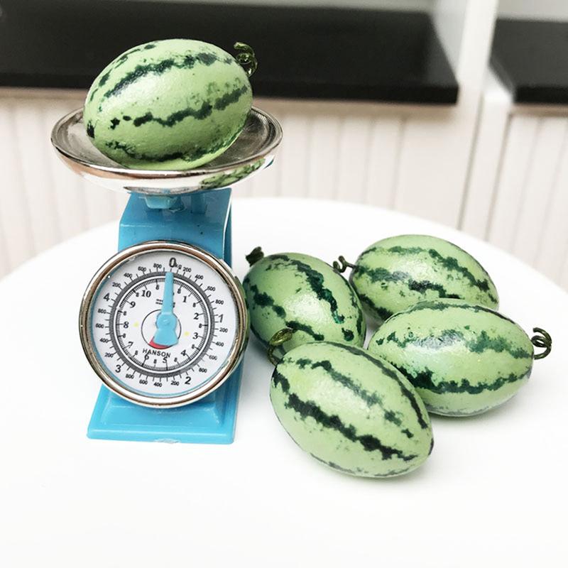 1шт мини фруктовая смола искусственная статуя арбуза для украшения кукольного домика