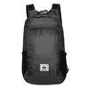 Ideamall Foldable Lightweight Backpack for Running, Walking, Cycling, Pocketable, Waterproof (Black)