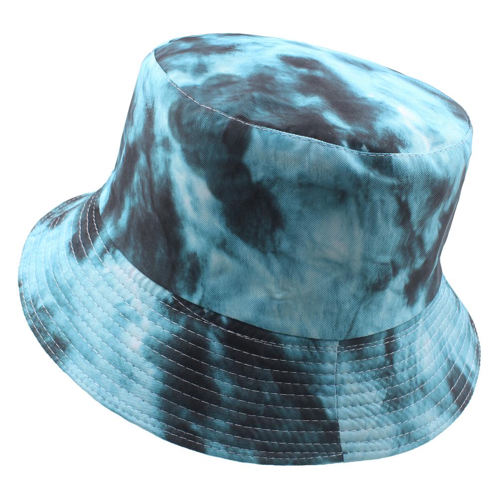 Reversible Tie-Dye Bucket Hat with 3D Graffiti Print for Women - Autumn Style Sun Hat