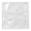 12PCS 3D Wall Panel PVC 19.7 Inch Decorative 3D Textured Panel for Interior Decor White