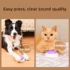 Желтый/Синий Кнопка записи голоса питомца Интерактивная звучащая игрушка для питомца Тренировка Общение