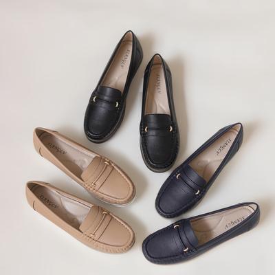 Женские туфли на плоской подошве, модные, толстая подошва, круглый носок, удобная танкетка, универсальные повседневные туфли на плоской подошве для женщин