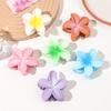6 шт. Зажимы-крабы для волос с цветами, Гавайские, Милые банановые заколки для густых тонких волос, Аксессуары для женщин, девушек, Праздничные подарки