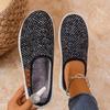 Fashion Women Spring Autumn New Fashion Round Toe Baotou Slippers Flat Bottom Lightweight Women Slipper Casual Cottom Indoor Half Slides