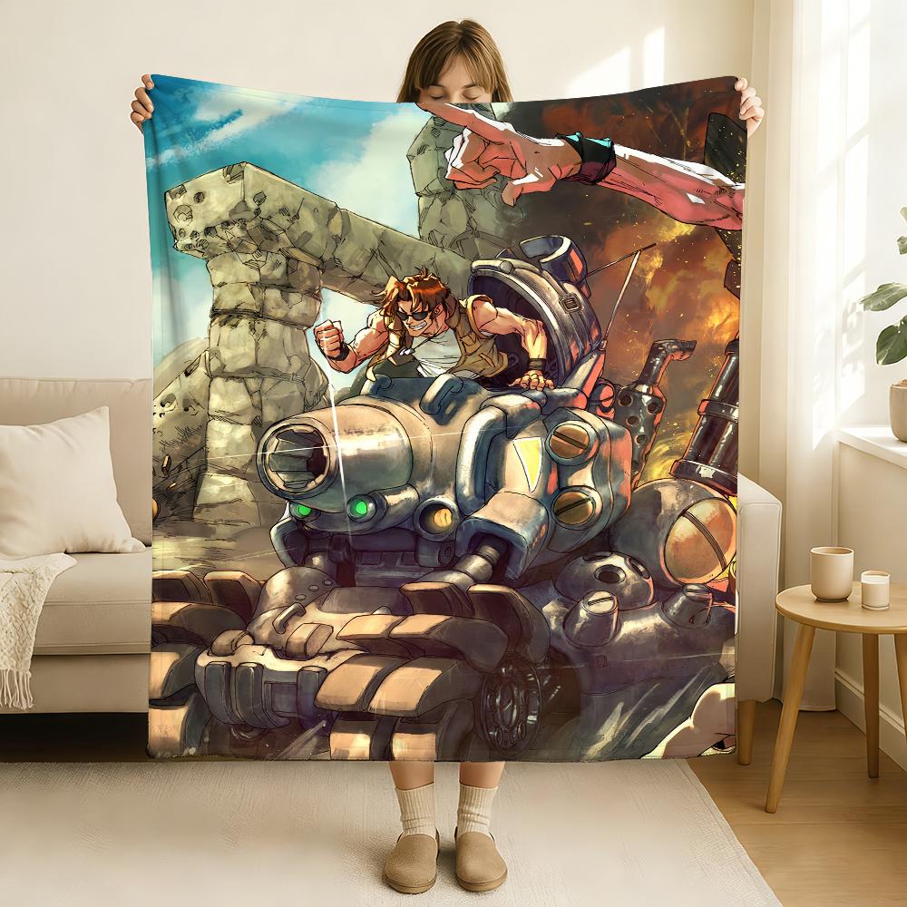 Game Metal Slug Tactics Blanket Soft and Skin Friendly For Couch Bed Napping Bedspread All Seasons Comforter