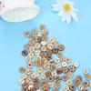 50pcs/bag Wedding Decoration Clothes Dress Wooden Buttons Scrapbooking Flower Pattern Sewing