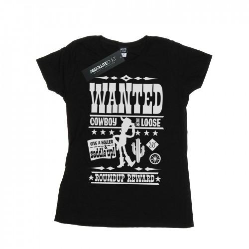 Disney Womens/Ladies Toy Story Wanted Poster Cotton T-Shirt