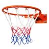 High Quality Durable Standard Size Nylon Thread Sports Basketball Hoop Mesh Net Backboard Rim Ball Pum 12 Hooks Net