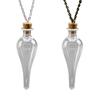 Handmade Drifting Wishing Bottle Necklace Vintage Glass Cork Potion Neckchain Lucky DIY Water Drop Amulets Jewelry