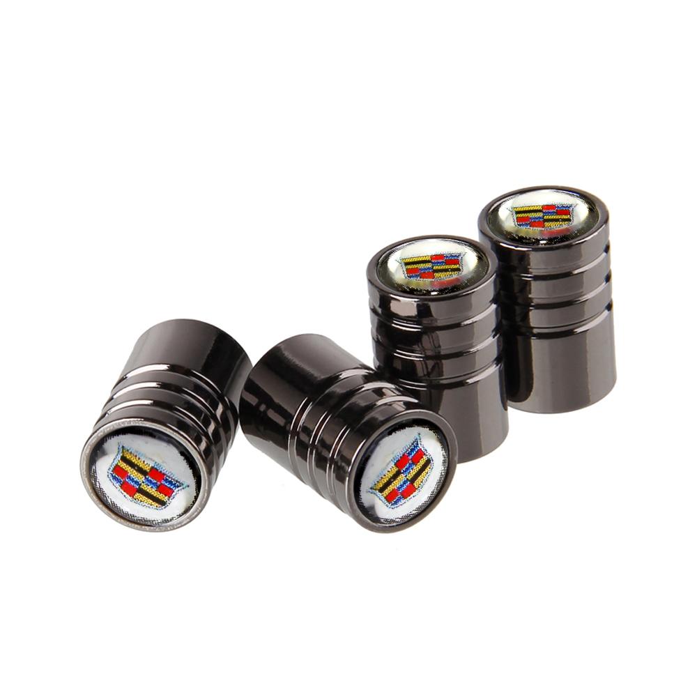 Car Wheel Tire Valve Stem Caps Air Cover for Cadillac PI40 Escalade Tiburon Deville Seville XT5 XTS CTS BLS SLS DTS SRX Accessories