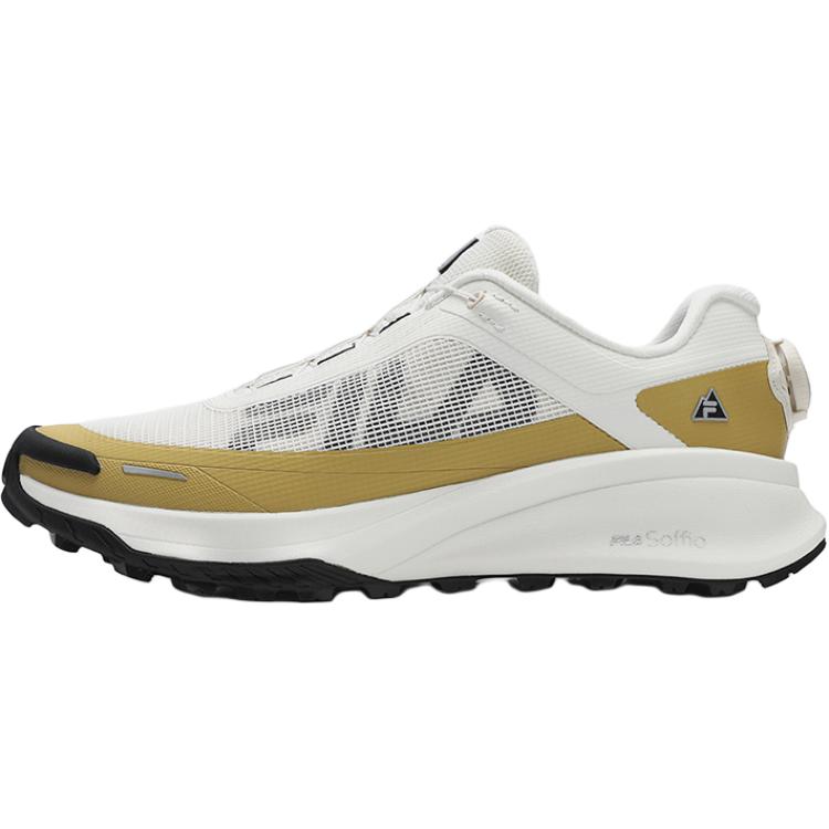 Fila Lynx Boa 3+ Удобные Модные Прочные Низкие Кроссовки Мужские кроссовки Бело-желтые A12M531203F-CS