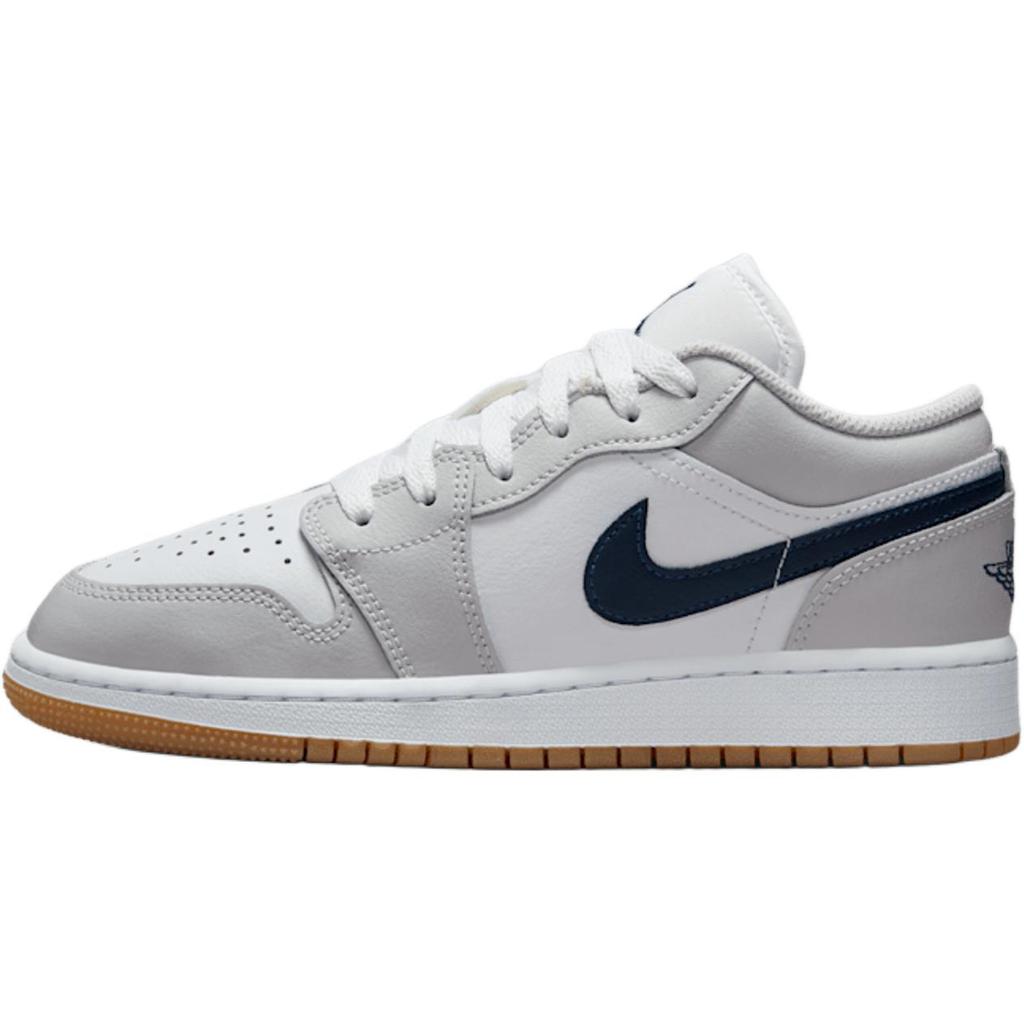 Air Jordan 1 Low GS Georgetown Kids Sneakers Grey White Neutral-Grey 553560-146