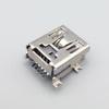 Мини-разъем USB мама, Мини 5P, Железно-медный корпус, SMD-монтаж, Разъем Тип B