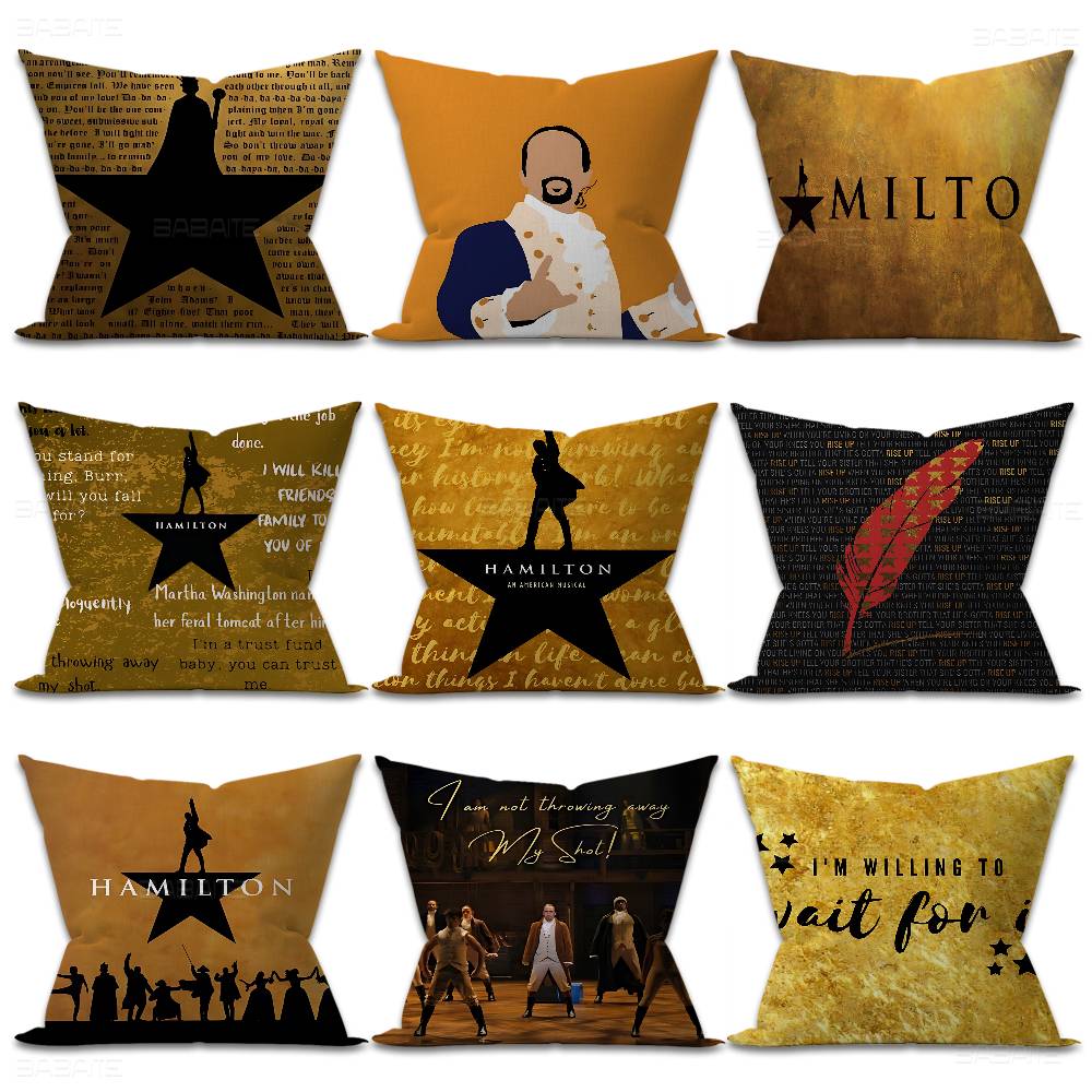 Luxury H-Hamilton Cushion Cover Pillowcase Upholstery Sofa Throw Pillow Home Decor Pillowcas