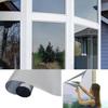 5M One Way Mirror Window Film Reflective Privacy Glass Tint Self-Adhesive Black-Silver Window Film for Home Office, Easy Install