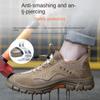 Labor Insurance Shoes Men's Anti-smashing, Anti-piercing, Breathable and Lightweight Steel Baotou Safety Shoes