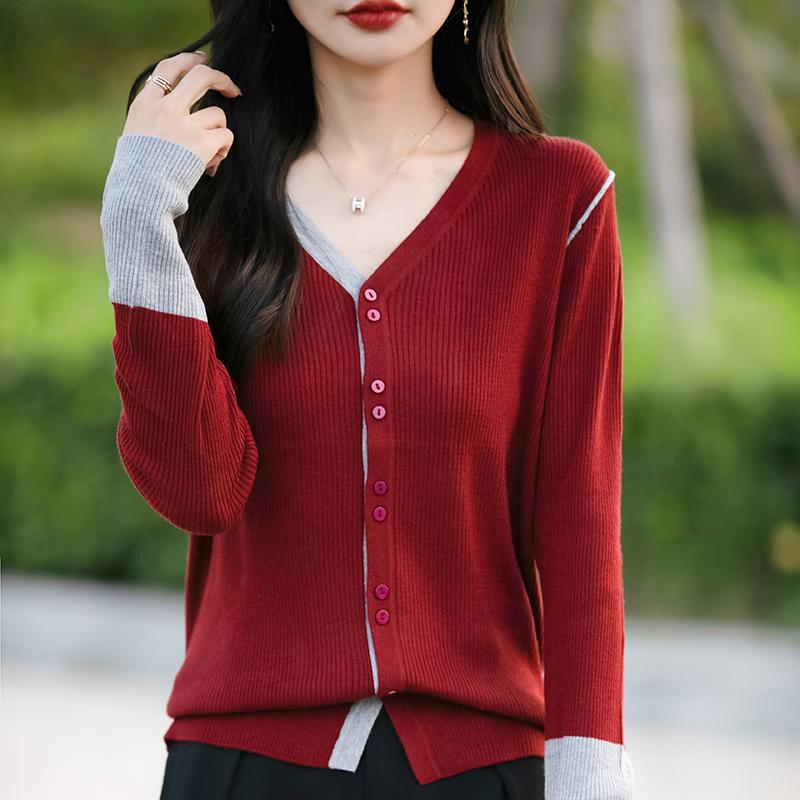 Женский легкий кардиган из 50% шерсти и 50% шелка Mulberry — универсальный трикотаж на все 4 сезона для комфорта и стиля в любое время года