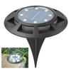 Solar Powered Ground Light 16 LEDs Outdoor Lawn Lights Waterproof Energy-Saving Garden Arrangement Landscape Lamp