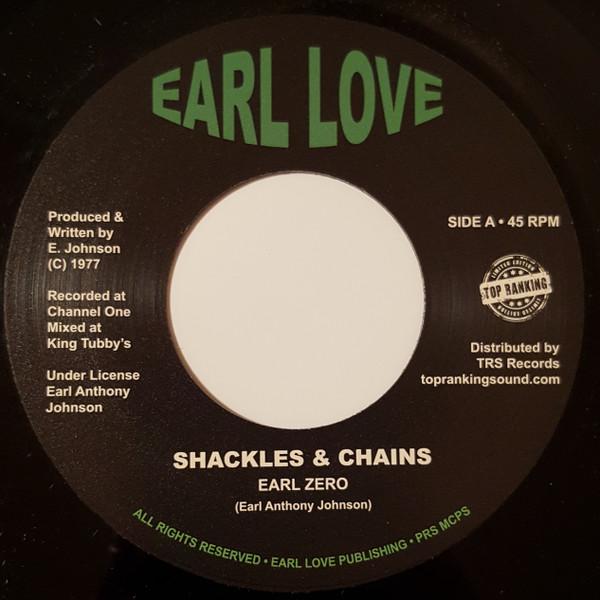 7-дюймовая пластинка EARL ZERO KING TUBBY THE SOUL S Наручники Цепи Наручники Chai TRSEL1 Earl Love 2017 Европа Регги Ска Даб Б/у